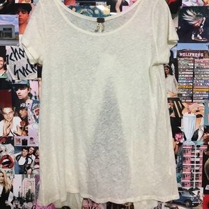 free people open back tshirt